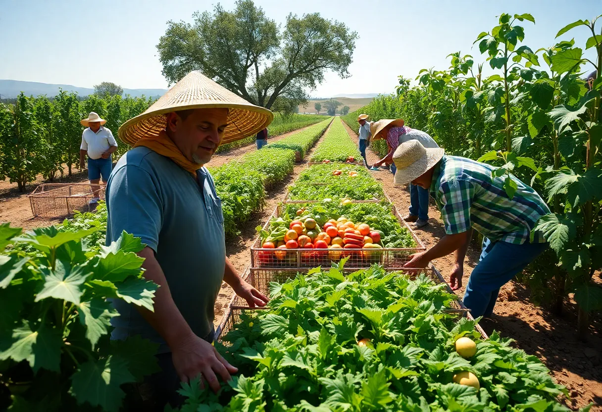 Undocumented workers in California agriculture