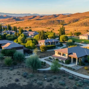 Fire-resilient buildings in California landscape