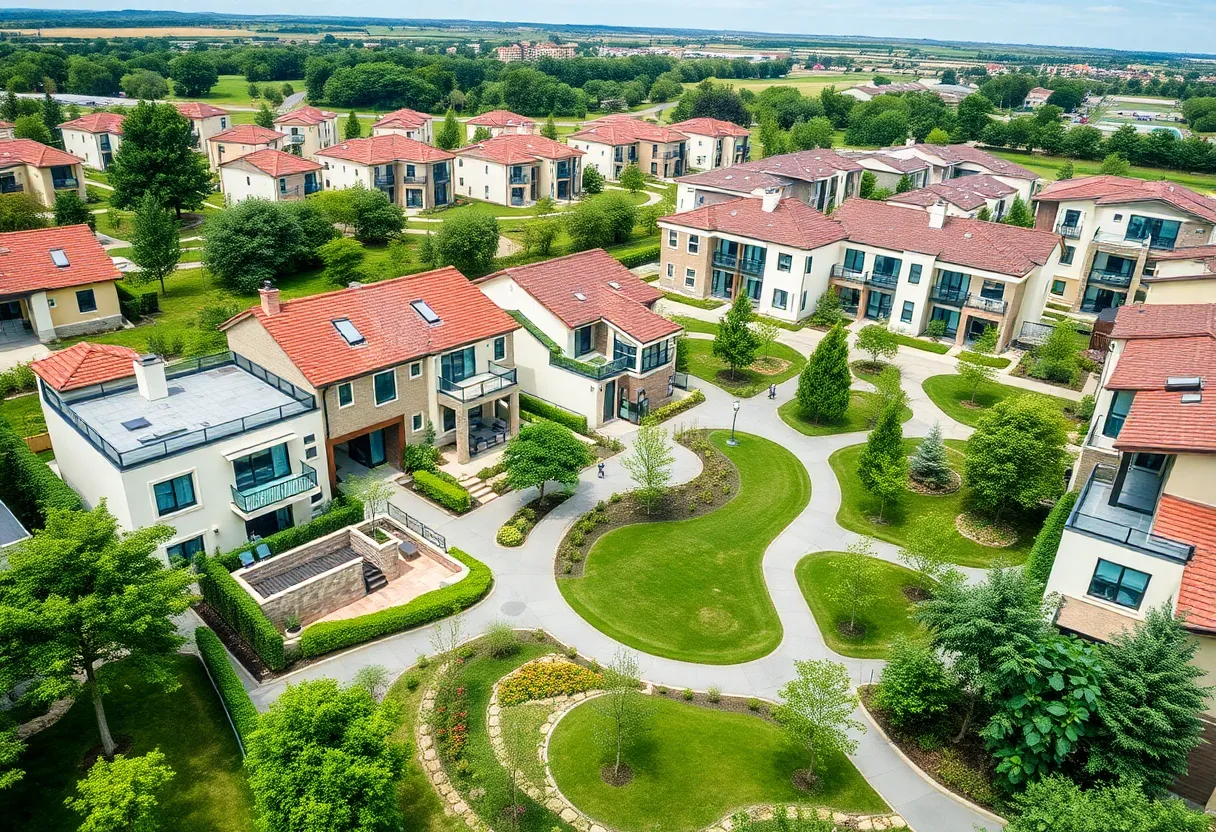 Image of California Residences, a sustainable living community in Dubai
