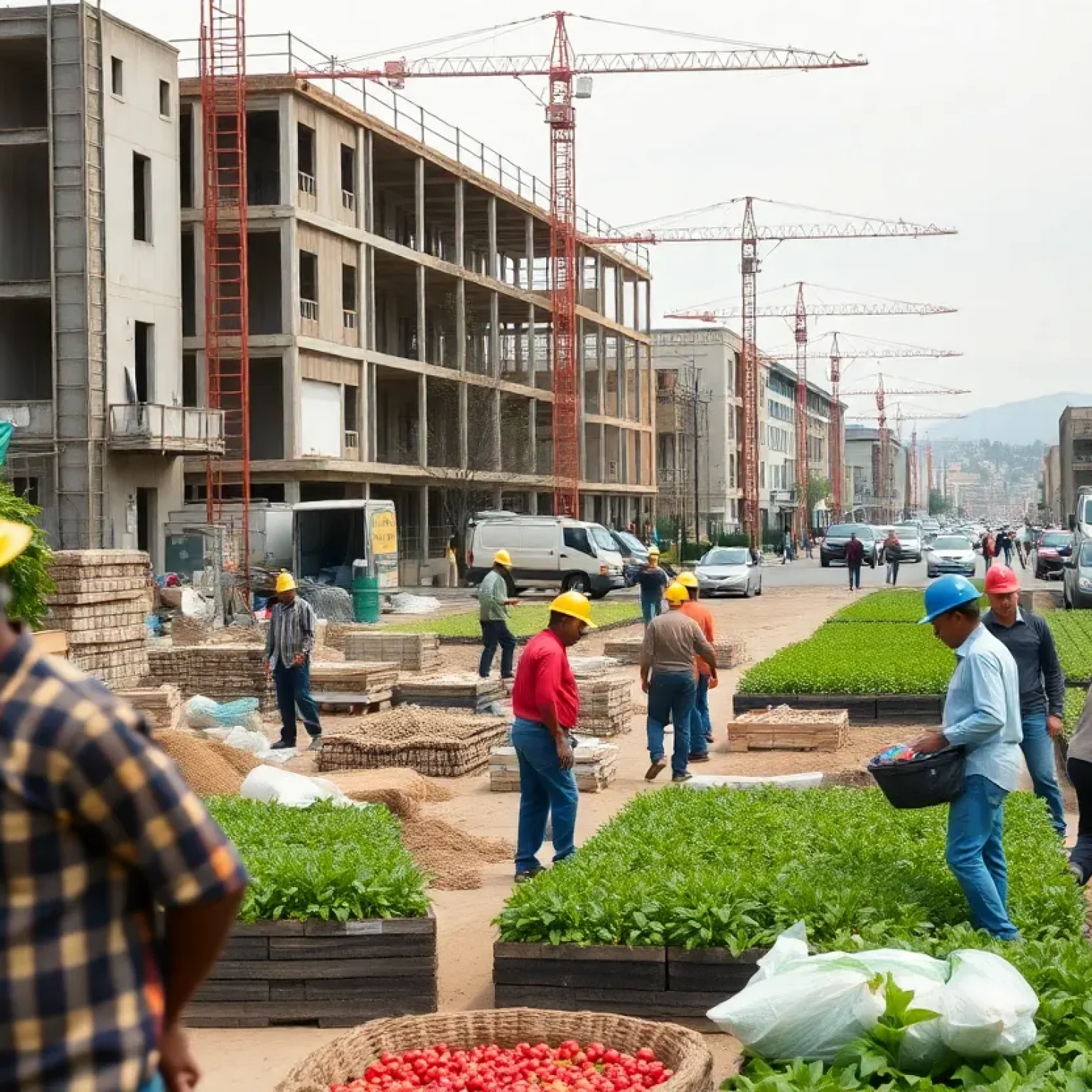 California workers in construction and agriculture
