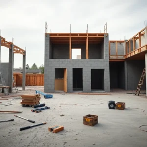 Construction site in Altadena affected by immigration raids.
