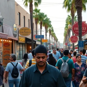 California street scene impacted by ICE raids