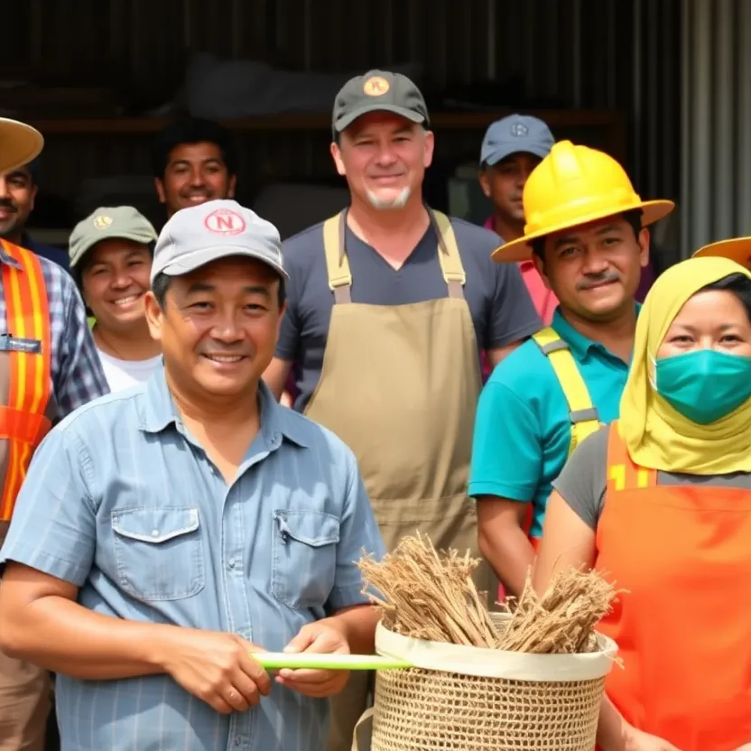 Diverse California workforce contributing to the economy.