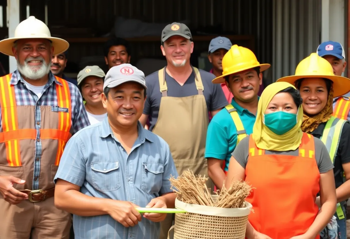 Diverse California workforce contributing to the economy.
