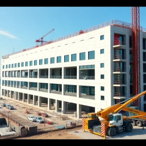 Construction of the IMSS Hospital in Los Cabos