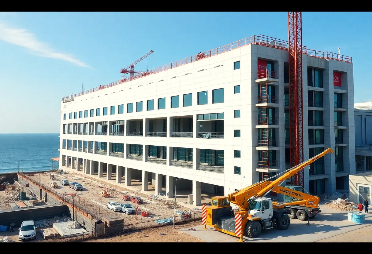 Construction of the IMSS Hospital in Los Cabos