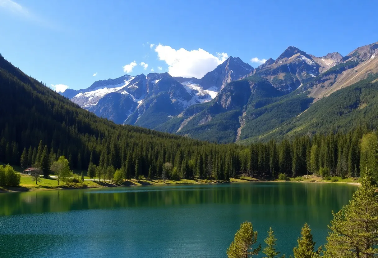 Scenic view of public land landscape