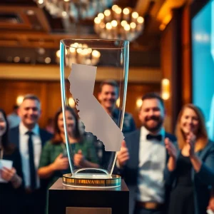 San Diego County celebrating its California Owner of the Year award