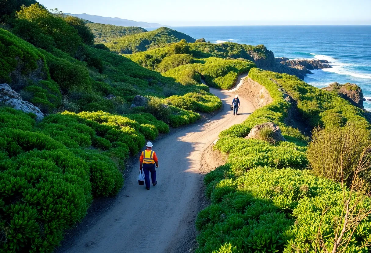 Constructing the Wavecrest Coastal Trail