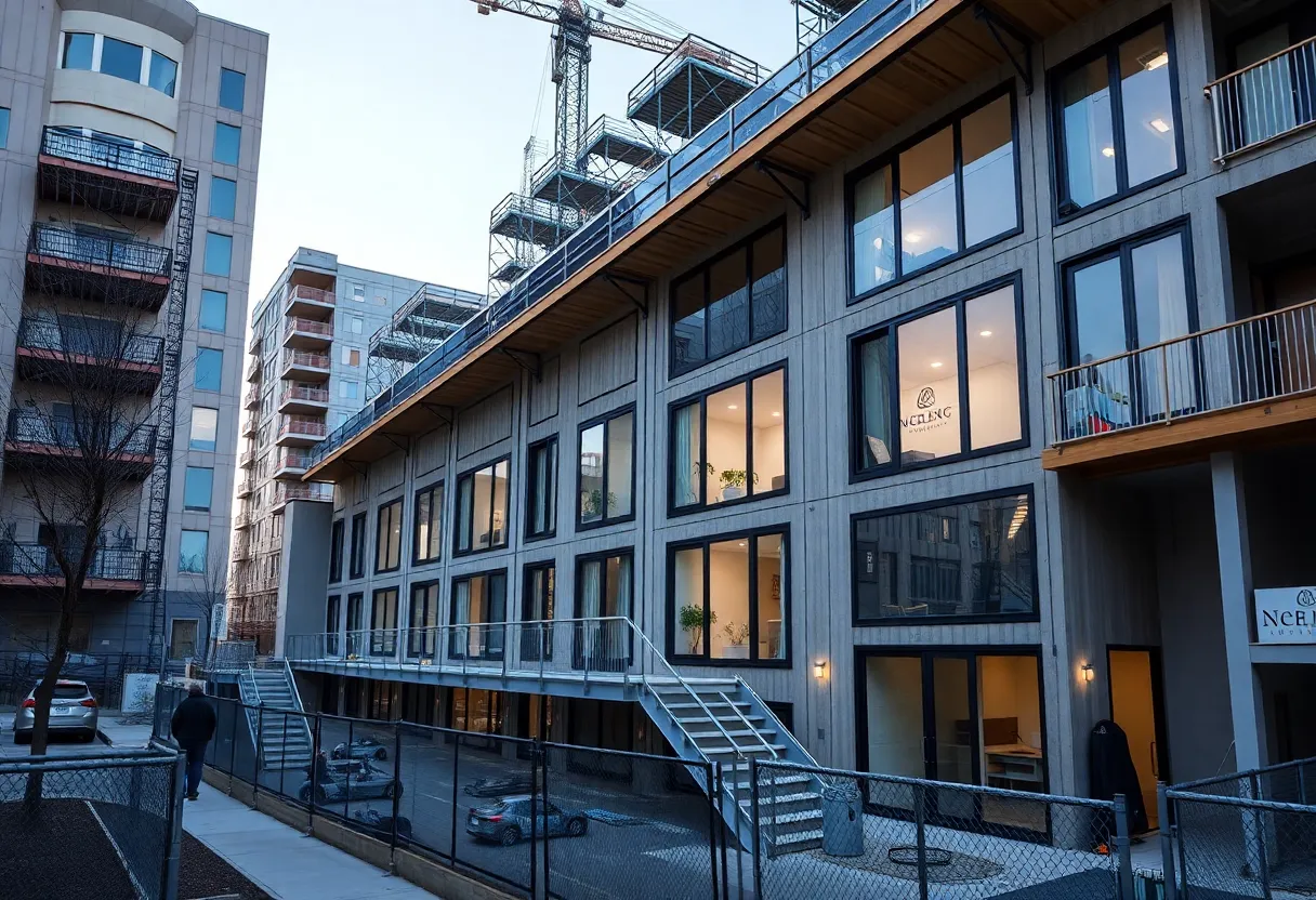 Construction of affordable housing project in San Francisco